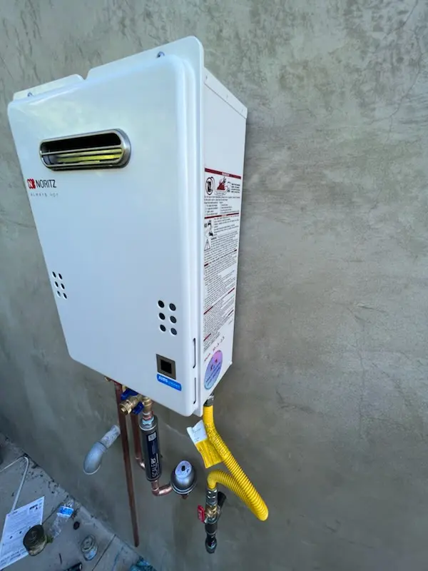 Tankless water heater installation for Irville homes